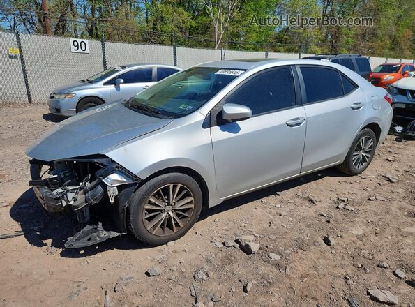 2T1BURHEXGC504072 2016 TOYOTA COROLLA Silver Przód lewy