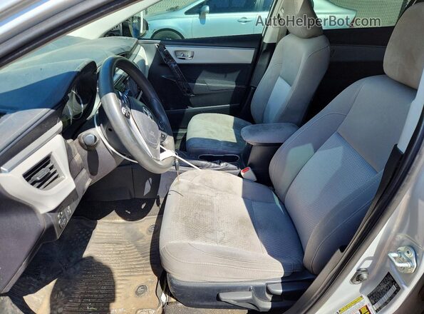 2T1BURHEXGC504072 2016 TOYOTA COROLLA Silver Widok wnętrza z przodu