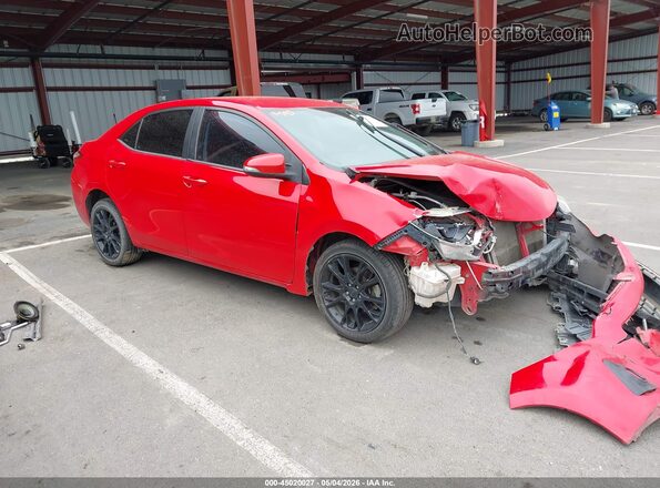 2T1BURHEXGC511880 2016 TOYOTA LL Красный Передняя правая четверть