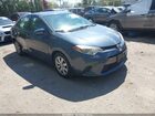 2016 Toyota Corolla Le Blue vin: 2T1BURHEXGC535578