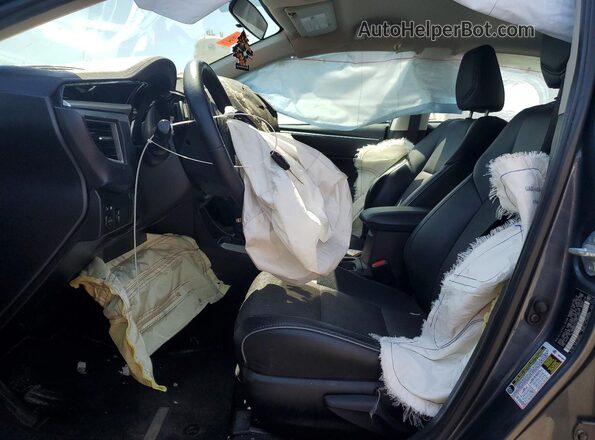 2T1BURHEXGC545852 2016 TOYOTA COROLLA Синий Вид салона спереди