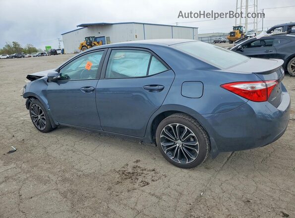 2T1BURHEXGC545852 2016 TOYOTA COROLLA Синий Задняя левая четверть