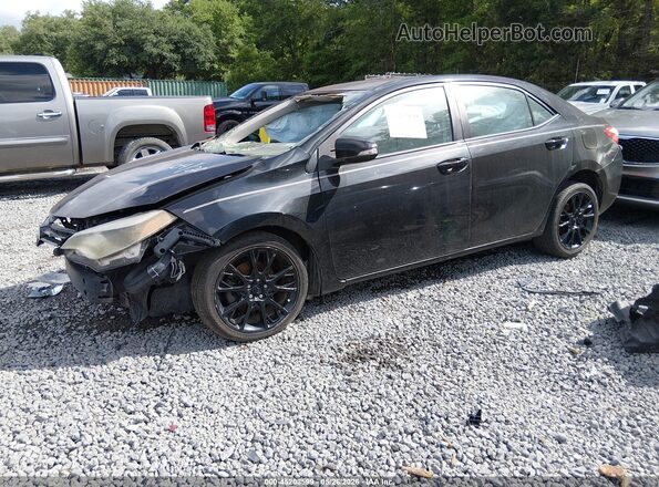 2T1BURHEXGC555510 2016 TOYOTA COROLLA Черный Передняя левая четверть