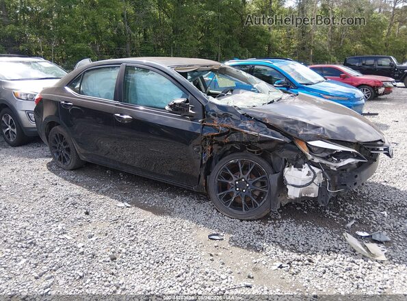 2T1BURHEXGC555510 2016 TOYOTA COROLLA Черный Передняя правая четверть