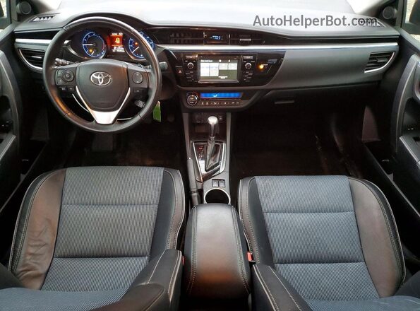 2T1BURHEXGC581184 2016 TOYOTA COROLLA Blue წინა პანელის ხედი