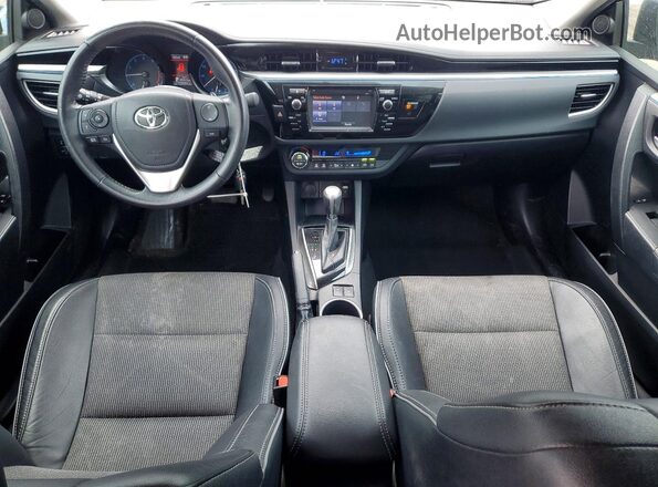2T1BURHEXGC588040 2016 TOYOTA COROLLA Charcoal Вид панелі приладів