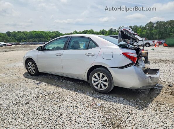 2T1BURHEXGC704496 2016 TOYOTA COROLLA Silver Tył lewy