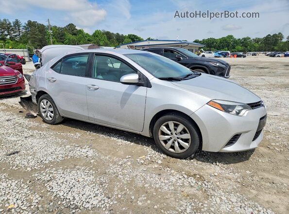2T1BURHEXGC704496 2016 TOYOTA COROLLA Silver Przód prawy
