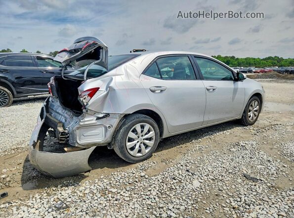 2T1BURHEXGC704496 2016 TOYOTA COROLLA Silver Tył prawy