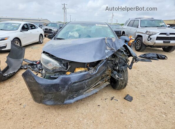 2T1BURHEXGC727390 2016 TOYOTA COROLLA Blue Widok z przodu