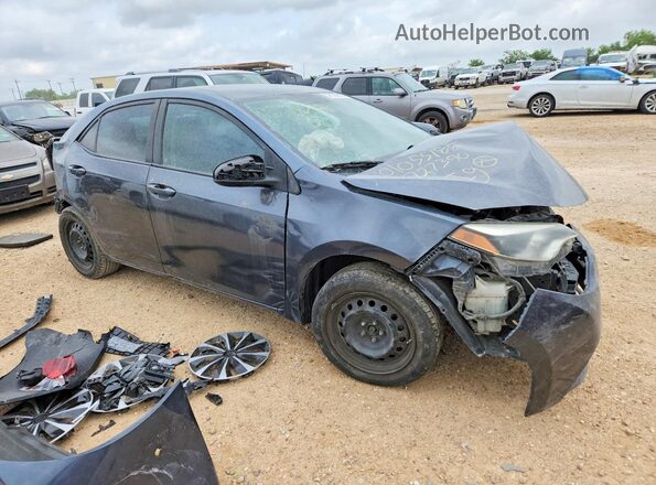 2T1BURHEXGC727390 2016 TOYOTA COROLLA Blue Przód prawy