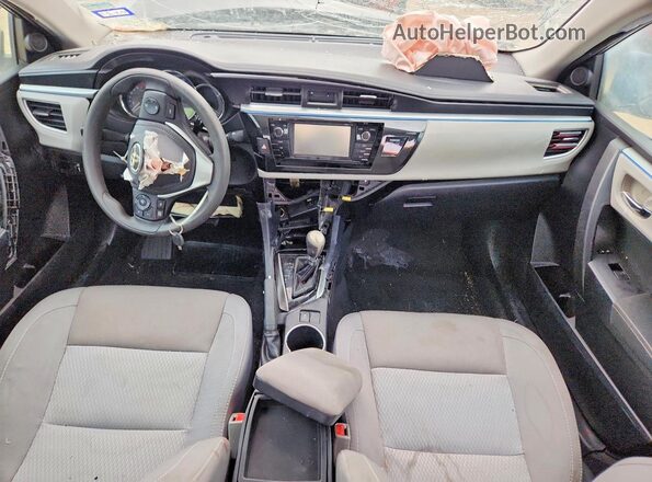 2T1BURHEXGC727390 2016 TOYOTA COROLLA Blue Widok deski rozdzielczej