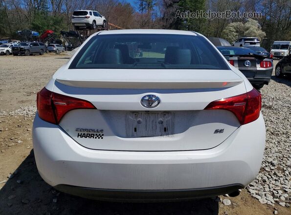 2T1BURHEXHC797344 2017 TOYOTA COROLLA White Widok z tyłu