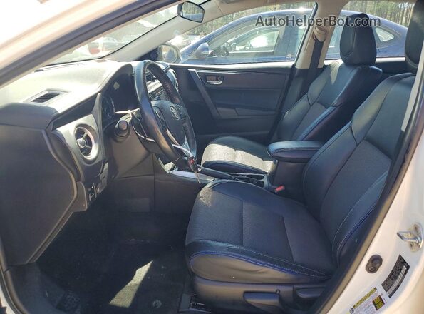 2T1BURHEXHC797344 2017 TOYOTA COROLLA White Widok wnętrza z przodu