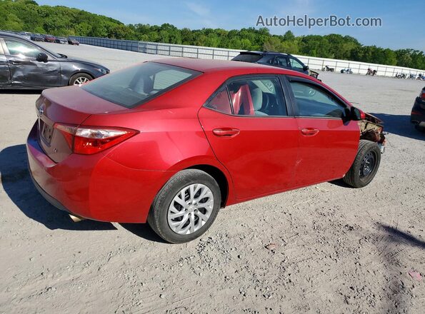 2T1BURHEXJC019373 2018 TOYOTA LL Red უკანა მარჯვენა