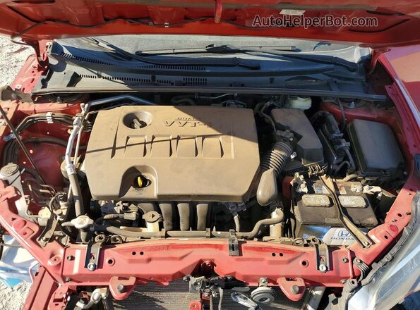 2T1BURHEXJC019373 2018 TOYOTA LL Red უკანა სალონის ხედი