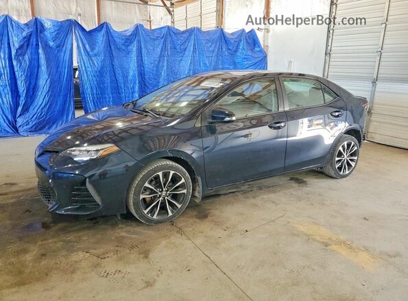 2T1BURHEXJC026193 2018 TOYOTA COROLLA Черный Передняя левая четверть