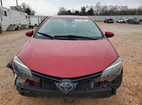 2T1BURHEXJC056973 2018 TOYOTA COROLLA Red Դիմացի տեսք