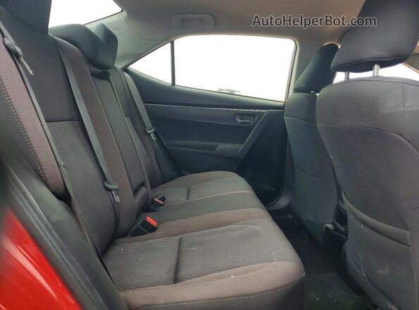 2T1BURHEXJC056973 2018 TOYOTA COROLLA Red Հետևի նստատեղերի տեսք