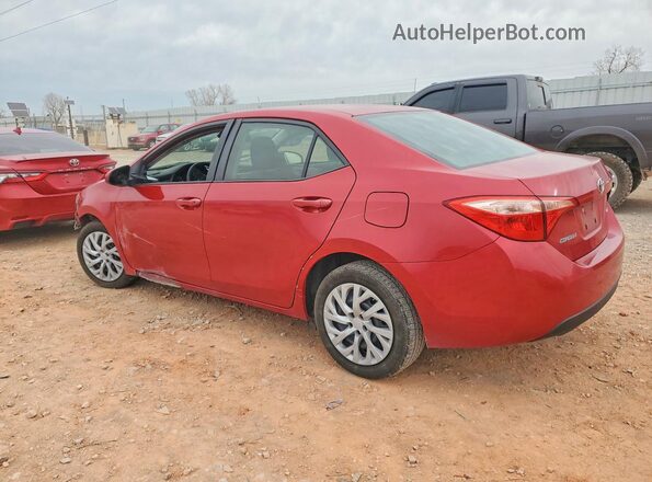 2T1BURHEXJC056973 2018 TOYOTA COROLLA Red Հետևի ձախ