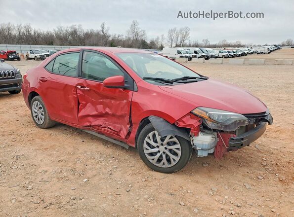 2T1BURHEXJC056973 2018 TOYOTA COROLLA Red Առջևի աջ