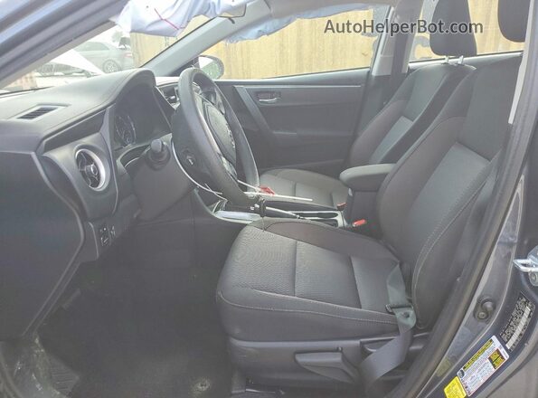 2T1BURHEXJC090301 2018 TOYOTA COROLLA Угольный Вид салона спереди