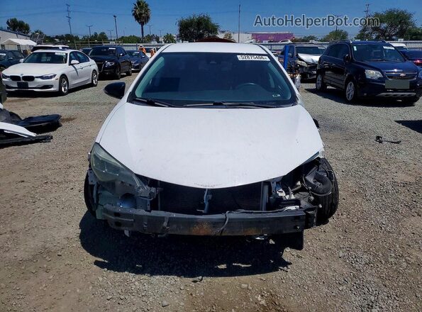 2T1BURHEXJC102611 2018 TOYOTA COROLLA White Դիմացի տեսք