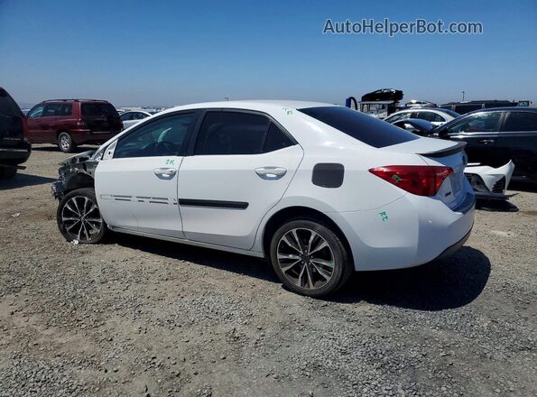 2T1BURHEXJC102611 2018 TOYOTA COROLLA White Հետևի ձախ
