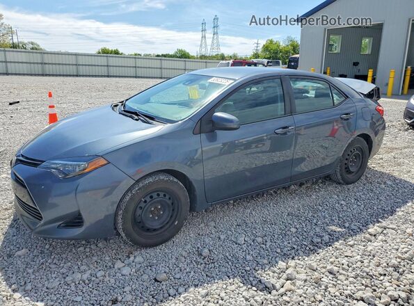 2T1BURHEXJC987747 2018 TOYOTA COROLLA Blue Передня ліва чверть