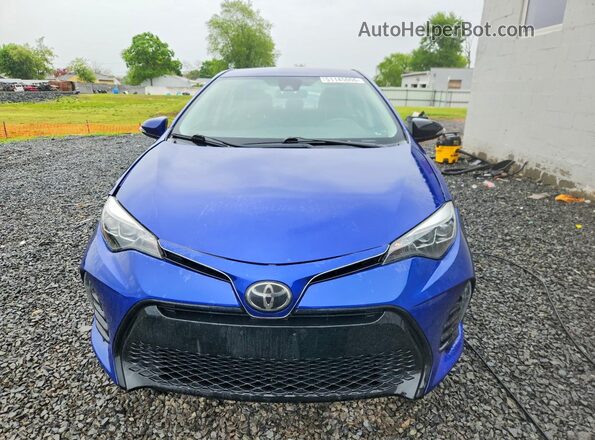 2T1BURHEXKC135044 2019 TOYOTA COROLLA Blue წინა ხედი