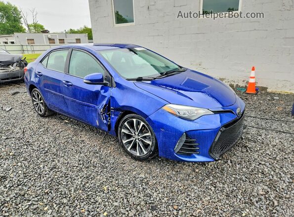 2T1BURHEXKC135044 2019 TOYOTA COROLLA Blue წინა მარჯვენა