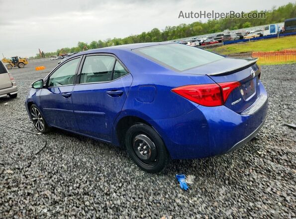 2T1BURHEXKC135044 2019 TOYOTA COROLLA Blue უკანა მარცხენა