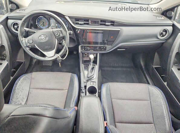 2T1BURHEXKC135044 2019 TOYOTA COROLLA Blue წინა პანელის ხედი
