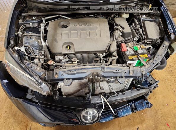2T1BURHEXKC180467 2019 TOYOTA COROLLA Blue Вид задньої частини салону