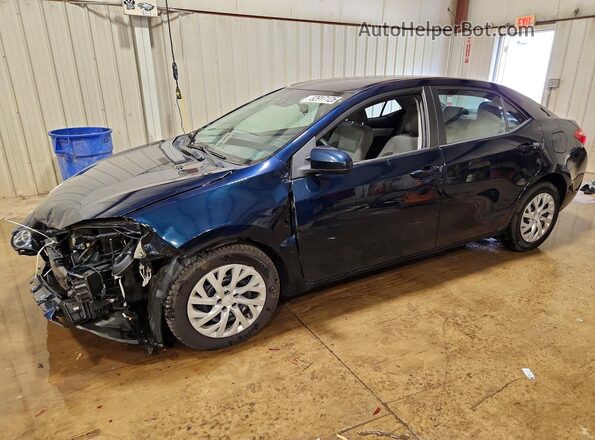 2T1BURHEXKC180467 2019 TOYOTA COROLLA Blue Передня ліва чверть