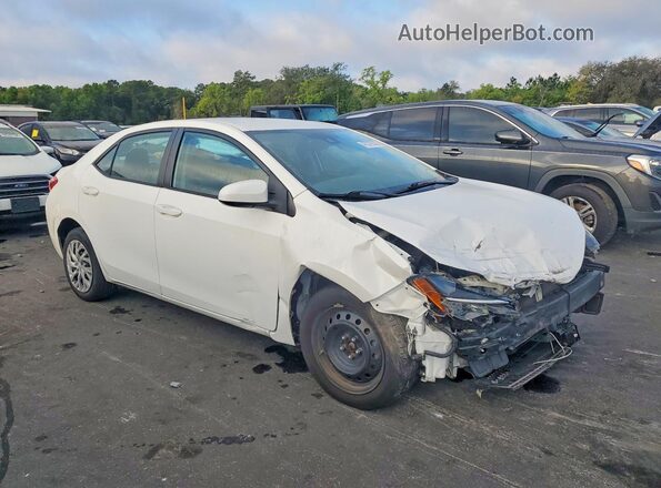2T1BURHEXKC225388 2019 TOYOTA COROLLA White Delantero derecho