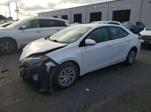 2T1BURHEXKC225388 2019 TOYOTA COROLLA White Vista tres cuartos delantera izquierda
