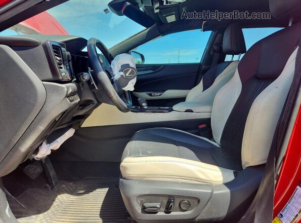 2T2ADCAZ1PC005453 2023 LEXUS NX Red Вид салону спереду