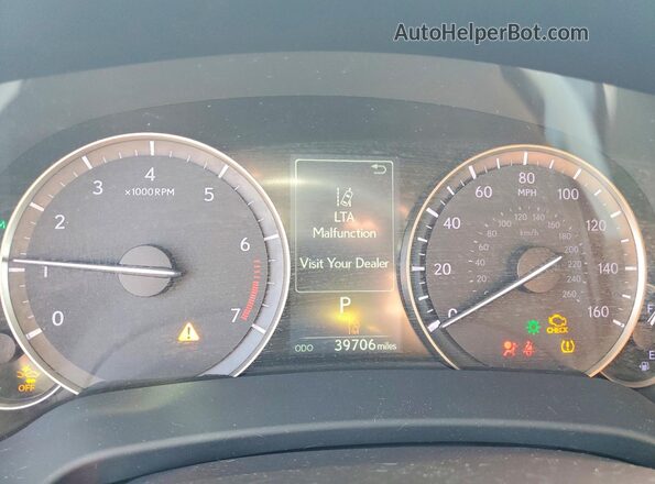 2T2AZMAA6LC170099 2020 LEXUS RX White Widok zestawu wskaźników
