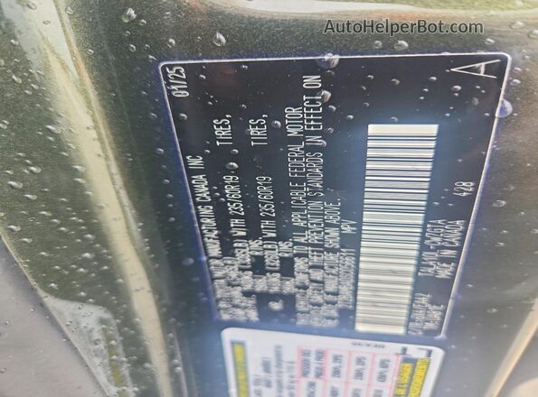 2T2BAMBA0SC056611 2025 LEXUS RX Green Vista del compartimento del motor