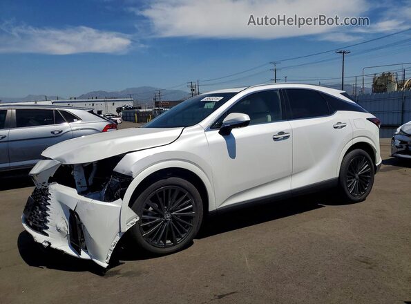 2T2BAMBA2RC046382 2024 LEXUS RX White Vista tres cuartos delantera izquierda