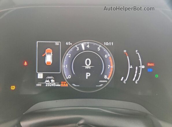 2T2BAMBA3PC019091 2023 LEXUS RX White Instrument cluster view