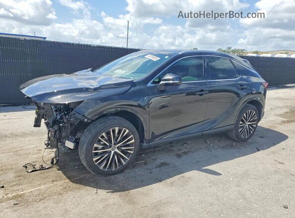2T2BAMBA5RC027907 2024 LEXUS RX Black Առջևի ձախ երեք քառորդ տեսարան
