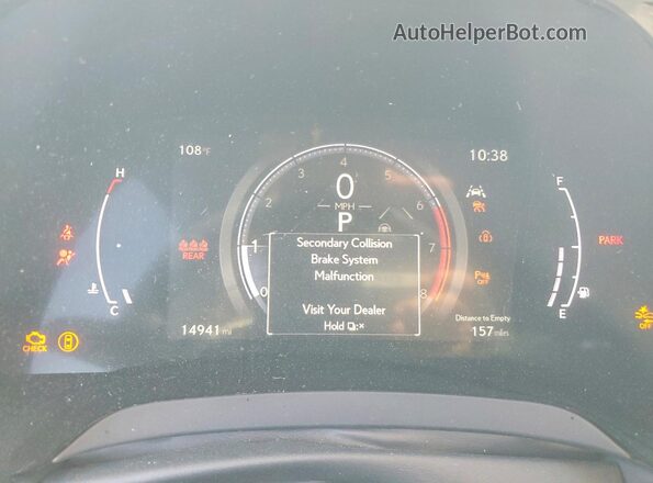 2T2BAMBA5RC033366 2024 LEXUS RX Silver Instrument cluster view