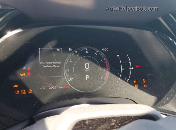 2T2BAMBA8RC030588 2024 LEXUS RX Charcoal Instrument cluster view