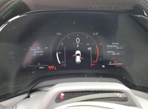 2T2BAMBA8TC073982 2026 LEXUS RX Blue Widok zestawu wskaźników