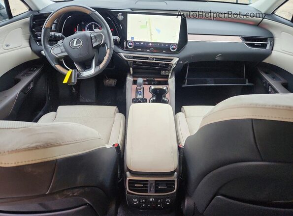 2T2BAMBA9PC012422 2023 LEXUS RX White Dashboard view