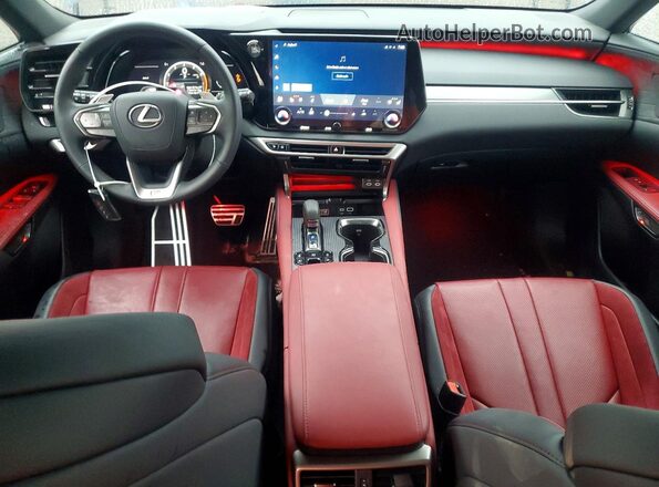 2T2BAMCA2SC107878 2025 LEXUS RX Black Widok deski rozdzielczej