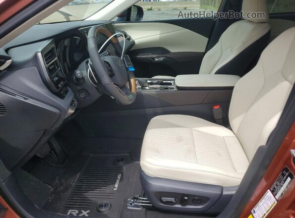 2T2BAMCA2TC132152 2026 LEXUS RX Orange Front interior view