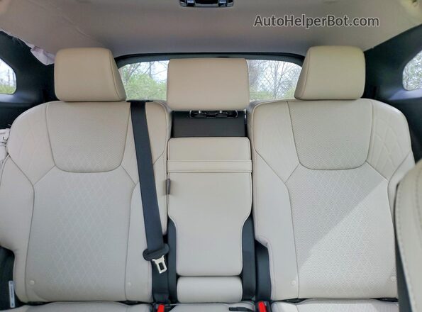 2T2BAMCA2TC132152 2026 LEXUS RX Orange Rear seats view